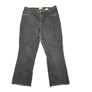 D &‎ Co Women's Black Denim Jeans Size 34x27 Bootcut Casual Pants